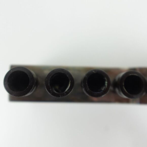 Zodax Heavy Metal Menorah Candle Holder Featuring Made in India - Picture 8 of 16